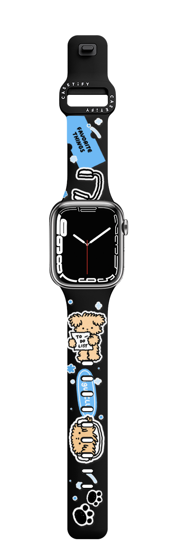 Butter band by Oigu | Apple Watch Series 7-9 (45mm) / Impact Band / Black | Image 1