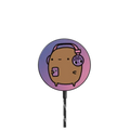 lofi potato by sad potato club |   / PowerThru Magnetic Wireless Charger MagSafe Compatible / Black | Image 1
