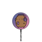 lofi potato by sad potato club |   / PowerThru Magnetic Wireless Charger MagSafe Compatible / Black | Image 1