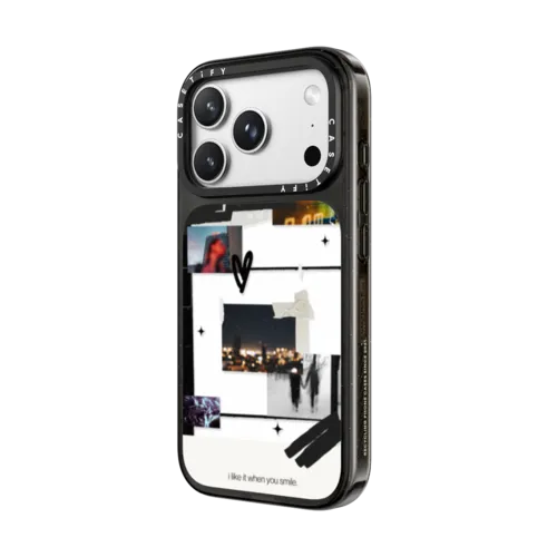 I Like It When You Smile By Malavika Natesh | iPhone 18 Pro Max / Impact Case MagSafe Compatible - Glossy / Glossy Black | Image 2