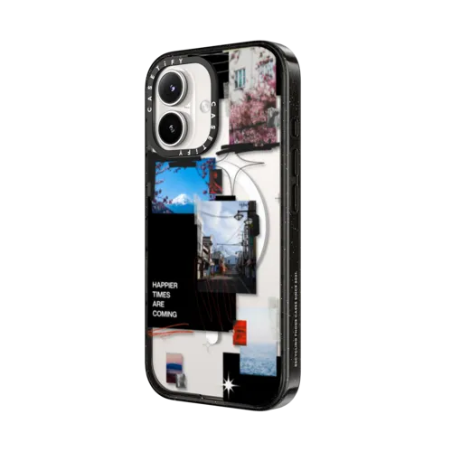 Happier Times Are Coming By Malavika Natesh | iPhone 16 / Impact Case MagSafe Compatible / Black | Image 2