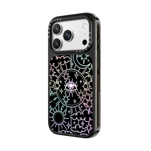 Celestial Dream by Chiara LB art | iPhone 18 Pro Max / Impact Case MagSafe Compatible - Glossy / Glossy Black | Image 2