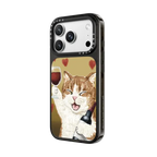 Cheers cat | iPhone 18 Pro Max / Impact Case MagSafe Compatible - Glossy / Glossy Black | Image 2