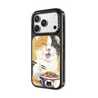 Gyudon cat | iPhone 18 Pro Max / Impact Case MagSafe Compatible - Glossy / Glossy Black | Image 2