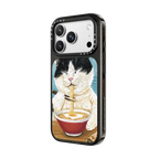 Ramen cat | iPhone 18 Pro / Impact Case MagSafe Compatible - Glossy / Glossy Black | Image 2