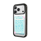 Daily Reminders by BW Illustrations | iPhone 17 Pro Max / Impact Case MagSafe Compatible / Black | Image 2