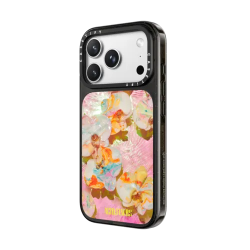 AF PINK AQUA | iPhone 18 Pro Max / Impact Case MagSafe Compatible - Glossy / Glossy Black | Image 2