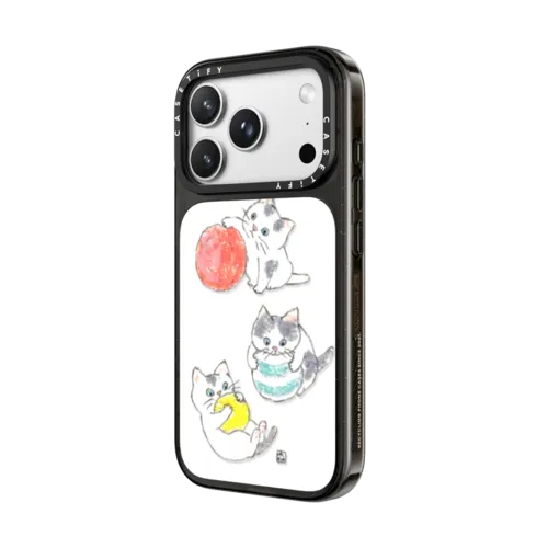 kitties | iPhone 18 Pro Max / Impact Case MagSafe Compatible - Glossy / Glossy Black | Image 2