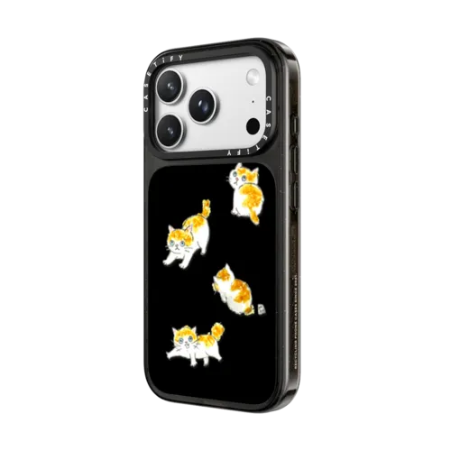 Smoll kitties | iPhone 18 Pro Max / Impact Case MagSafe Compatible - Glossy / Glossy Black | Image 2