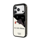 Me every morning by Moonaries illo | iPhone 18 Pro / Impact Case MagSafe Compatible - Glossy / Glossy Black | Image 2