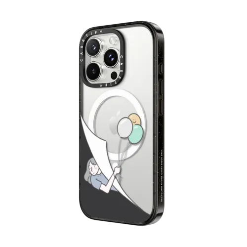 Give you balloons by ReenP | iPhone 16 Pro Max / Impact Case MagSafe Compatible / Black | Image 2