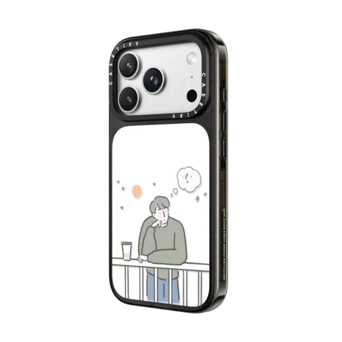 Missing Someone Custom 01 by ReenP | iPhone 18 Pro Max / Impact Case MagSafe Compatible - Glossy / Glossy Black | Image 2