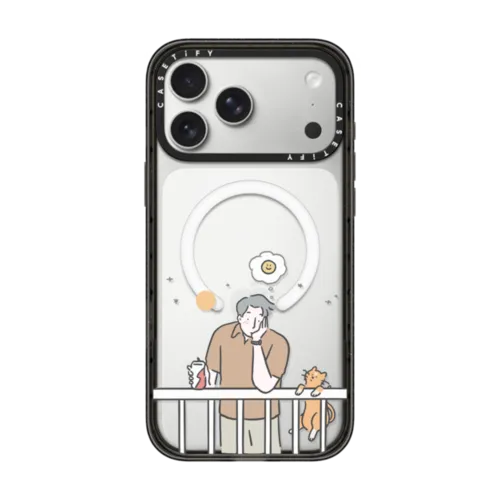 Missing Someone Custom 03 by ReenP | iPhone 17 Pro Max / Impact Case MagSafe Compatible / Black | Image 1