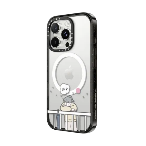 Missing Someone Custom 04 by ReenP | iPhone 16 Pro Max / Impact Case MagSafe Compatible / Black | Image 2