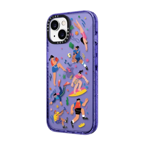 Chill Vibes | iPhone 14 Plus / Impact Case / Peri Purple | Image 2