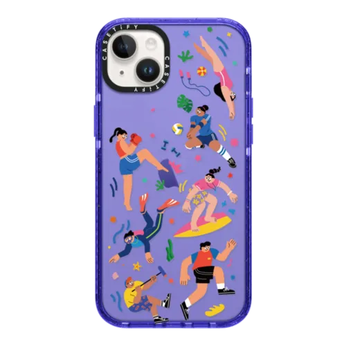Chill Vibes | iPhone 14 Plus / Impact Case / Peri Purple | Image 1