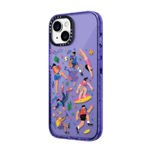 Chill Vibes | iPhone 14 Plus / Impact Case / Peri Purple | Image 2