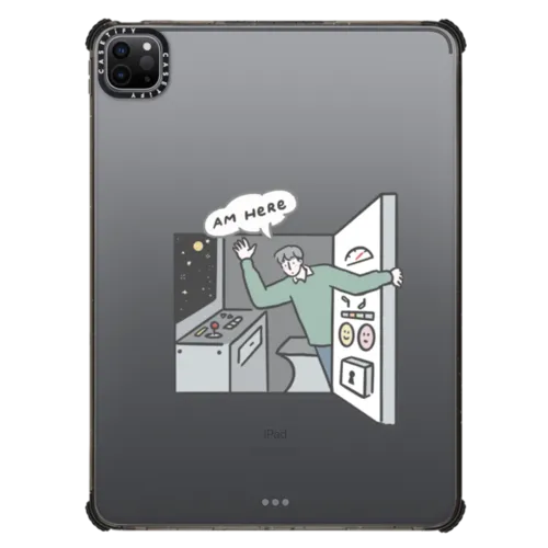 Am Here by ReenP | iPad Pro 11-inch (3rd/4th gen) / iPad Impact Case / Black | Image 1