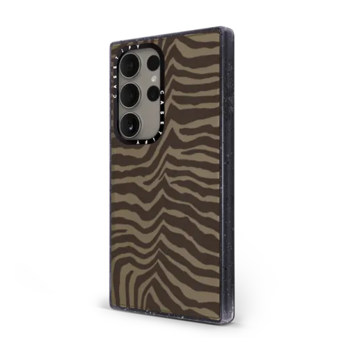 Zebra-Brown | Galaxy S24 Ultra / Impact Case / Deep Purple | Image 2