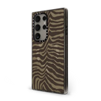 Zebra-Brown | Galaxy S24 Ultra / Impact Magnetic Case / Black | Image 2