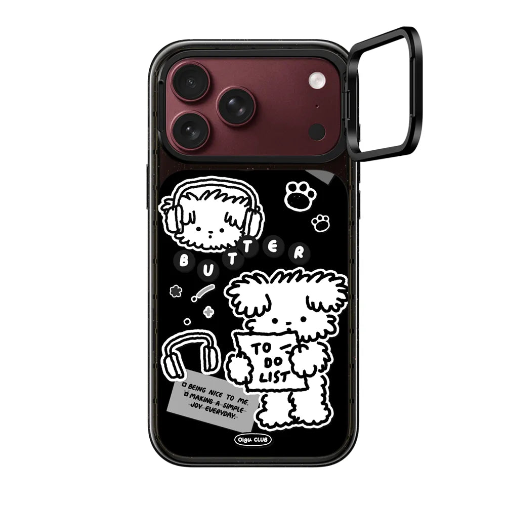 Butter black sticker by Oigu | Image 1