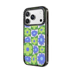 Warped Floral Checker