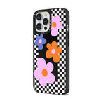 Checkered Floral Frame