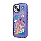 Ride the Waves | iPhone 14 Plus / Impact Case / Peri Purple | Image 2