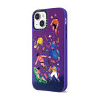 Feel Good | iPhone 14 Plus / Mirror Case MagSafe Compatible / Purple Disco on Purple | Image 2