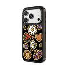 BLOOMING FLOWERS BY SHAO SHAO | iPhone 18 Pro / Impact Case MagSafe Compatible - Glossy / Glossy Black | Image 2