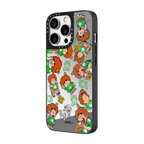 Haseem A Lots | iPhone 14 Pro Max / Mirror Case MagSafe Compatible / Silver on Black | Image 2
