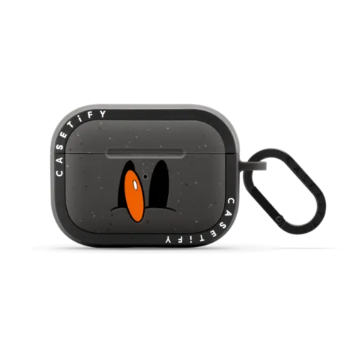Ghost pods Orange | AirPods Pro 2 / Earbuds Bounce Case / Matte Charcoal | Image 1