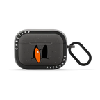 Ghost pods Orange | AirPods Pro 2 / Earbuds Bounce Case / Matte Charcoal | Image 1