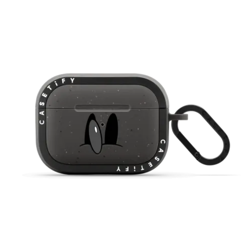 Ghost pods metal | AirPods Pro 2 / Earbuds Bounce Case / Matte Charcoal | Image 1