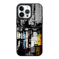 HKID Metallic by Eric Ho | iPhone 14 Pro Max / Mirror Case MagSafe Compatible / Silver on Black | Image 1