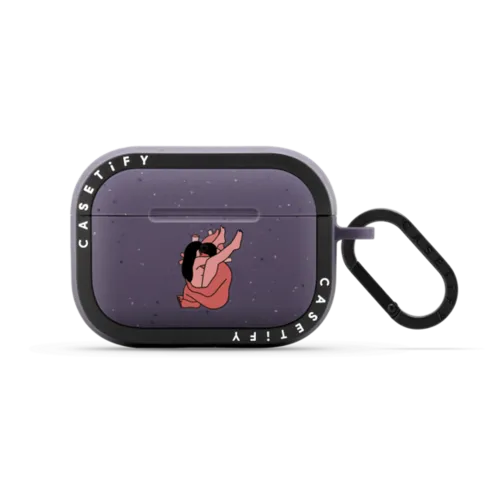 You Are My Heart by Joce Cova | AirPods Pro 2 / Earbuds Bounce Case / Matte Deep Purple | Image 1