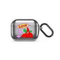 Cherry Love | AirPods Pro 3 / Earbuds Mirror Case / Silver | Image 1