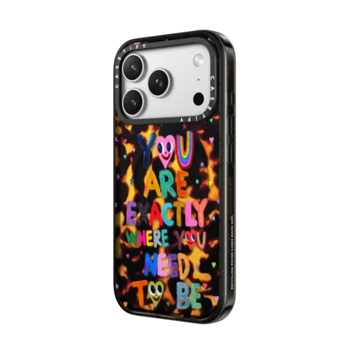 You are exactly where you need to be | iPhone 17 Pro / Impact Case MagSafe Compatible / Tortoiseshell | Image 2