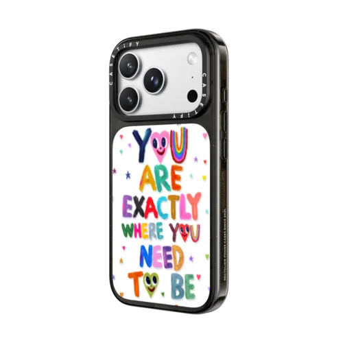 You are exactly where you need to be | iPhone 18 Pro Max / Impact Case MagSafe Compatible - Glossy / Glossy Black | Image 2