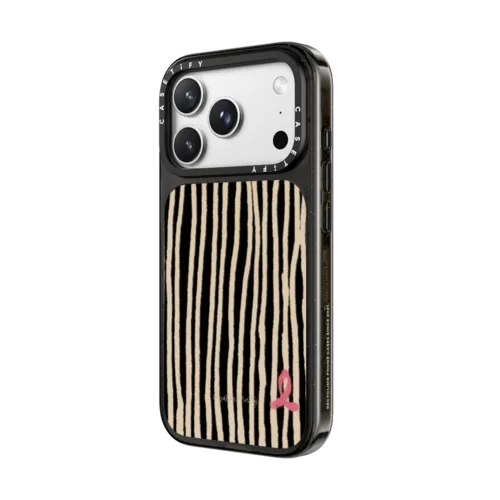 Stripes by Agathe Marty | iPhone 18 Pro Max / Impact Case MagSafe Compatible - Glossy / Glossy Black | Image 2