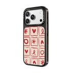 Love Grid by Agathe Marty | iPhone 18 Pro Max / Impact Case MagSafe Compatible - Glossy / Glossy Black | Image 2
