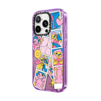 Breast Friends by Bobbi Rae | iPhone 16 Pro Max / Impact Case MagSafe Compatible / Glitter Purple | Image 2