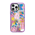 Breast Friends by Bobbi Rae | iPhone 16 Pro Max / Impact Case MagSafe Compatible / Glitter Purple | Image 1
