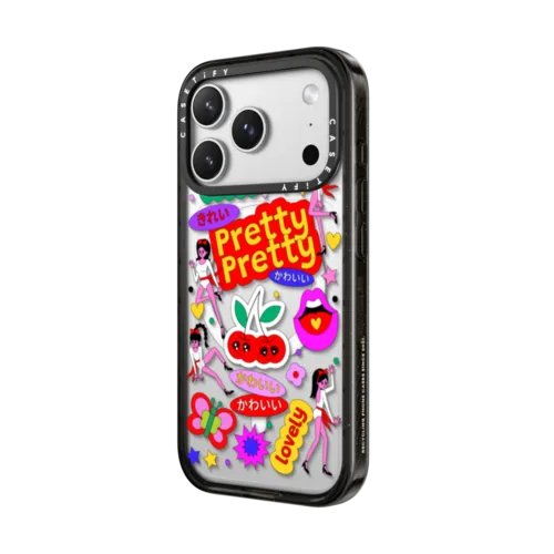 Pretty Pretty | iPhone 17 Pro Max / Impact Case MagSafe Compatible / Black | Image 2