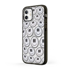 SMILE GLITCH BY AF ILLUSTRATIONS | iPhone 12 / Impact Case MagSafe Compatible / Black | Image 2