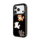 Trotting Trio by Pikarar | iPhone 18 Pro Max / Impact Case MagSafe Compatible - Glossy / Glossy Black | Image 2