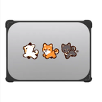Trotting Trio by PIKARAR | MacBook Pro 14-inch (M1 - M5) / MacBook Bounce Case / Black | Image 2
