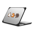 Trotting Trio by PIKARAR | MacBook Pro 14-inch (M1 - M5) / MacBook Bounce Case / Black | Image 1