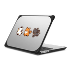 Trotting Trio by PIKARAR | MacBook Pro 14-inch (M1 - M5) / MacBook Bounce Case / Black | Image 1