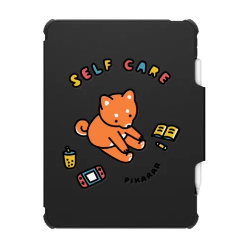 Self Care by PIKARAR | iPad Pro 11-inch (3rd/4th gen) / iPad Impact Folio Case / Black | Image 1